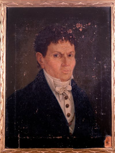 Portret van Giovanni Battista Longarini, Italiaanse castraat door Unknown artist