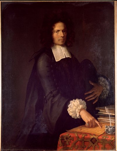 Portret van Giovanni Paolo Colonna, Italiaanse componist en organist door Unknown artist