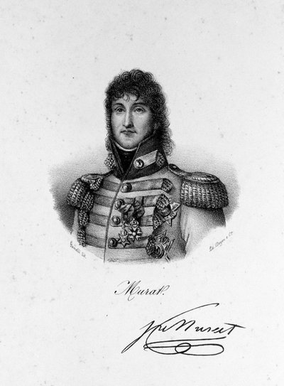 Portret van Joachim Murat (1767 - 1815), maarschalk van Frankrijk, koning van Napels door Unknown artist