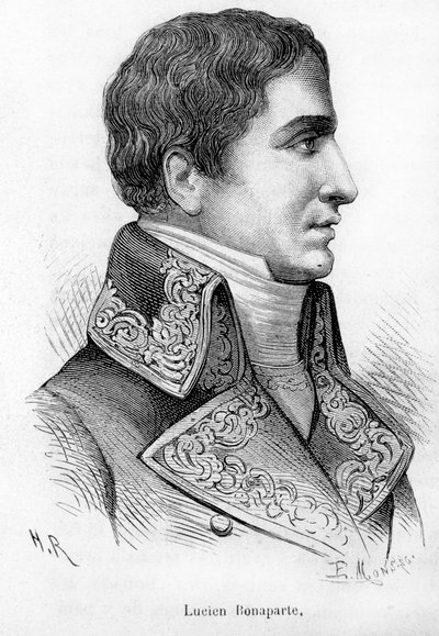Portret van Lucien Bonaparte (1775-1840), tweede broer van Napoleon Bonaparte door Unknown artist