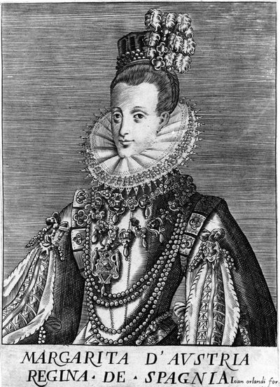 Portret van Margarita van Oostenrijk (1480-1530), dochter van Maximiliaan I door Unknown artist