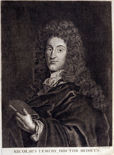 Portret van Nicolas Lemery (1645 - 1715), Franse apotheker en chemicus. door Unknown artist