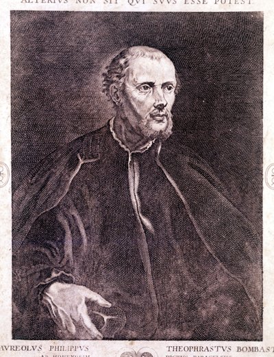 Portret van Philippus Aureolus Theophrastus Bombastus von Hohenheim Paracelsus door Unknown artist