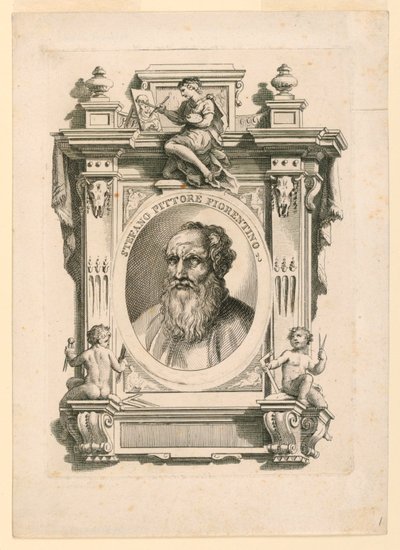 Portret van Stefano Fiorentino door Unknown artist