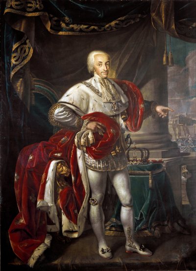 Portret van Victor Emmanuel I, koning van Sardinië (olieverf op doek) door Unknown artist
