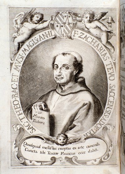 Portret van Zaccaria Tevo uit Il musico testore door Unknown artist