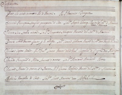 Samenvatting van de opera De kroning van Darius door Giuseppe Aldrovandini door Unknown artist