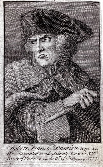 Robert François Damiens (Robert-François Damier) door Unknown artist
