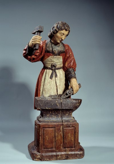 Sint Crepin, patroonheilige van schoenmakers door Unknown artist