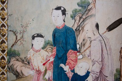 Scènes uit het dagelijks leven in China (detail) door Unknown artist