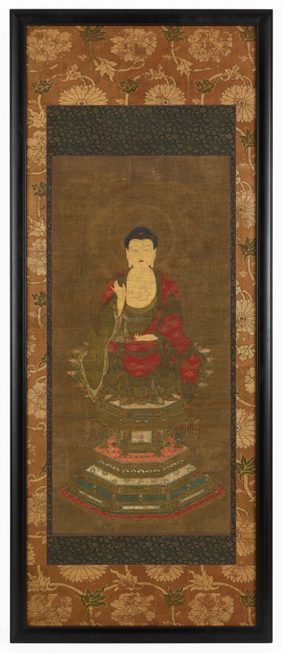 Shakyamuni predikend door Unknown artist