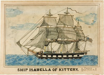 Schip Isabella van Kittery door Unknown artist