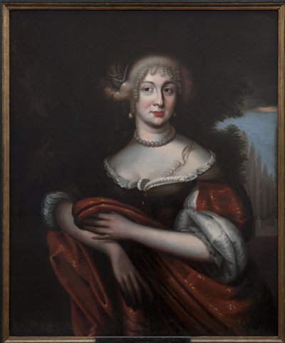 Portret van Gravin Sophie Amalie van Nassau-Siegen (1650-1688), Hertogin van Koerland door Unknown artist