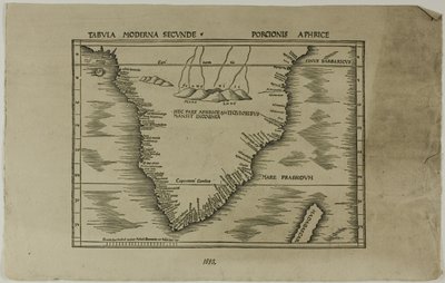 Tabula Moderna Secunde Porcionis Aphrice door Unknown artist