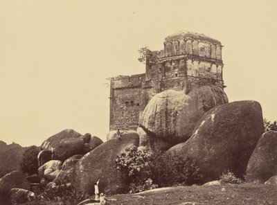 Tempel bij Mutti Mahal. Jubblepore door Unknown artist