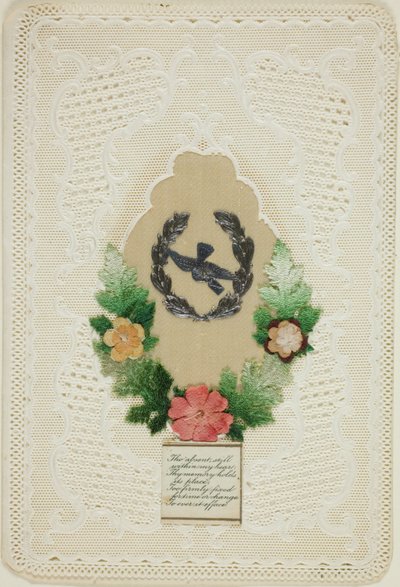 De afwezige nog steeds in mijn hart (valentijn) door Unknown artist