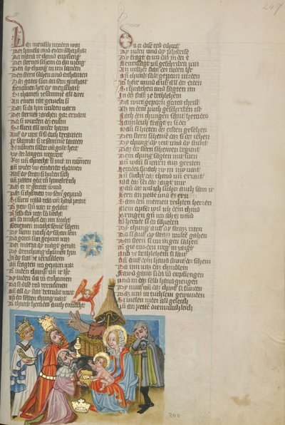 De aanbidding van de Wijzen door Unknown artist