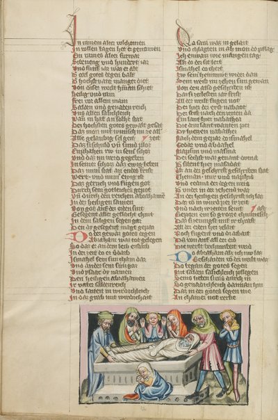 De begrafenis van Abraham door Unknown artist