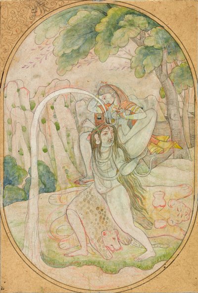 De Afdaling van de Ganges door Unknown artist
