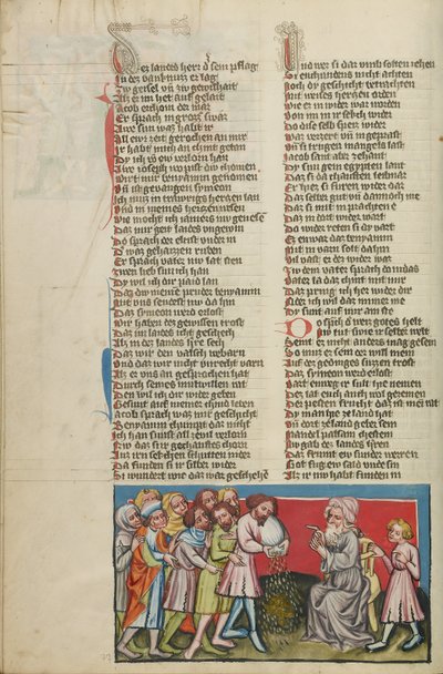 De ontdekking van het goud in de maïszakken door Unknown artist