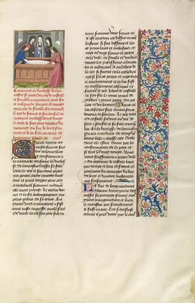 De hertogin van Lancaster begraaft haar man in de kathedraal van Sevilla door Unknown artist