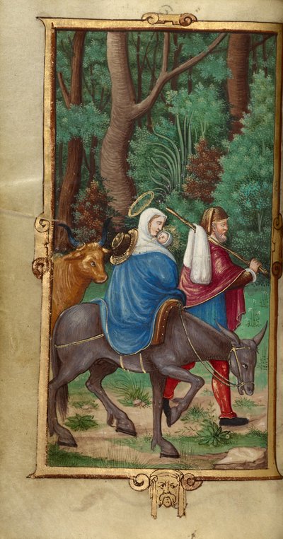 De vlucht naar Egypte door Unknown artist