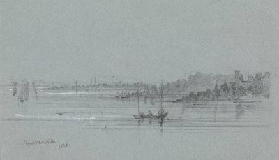 De Haven van Southampton door Unknown artist