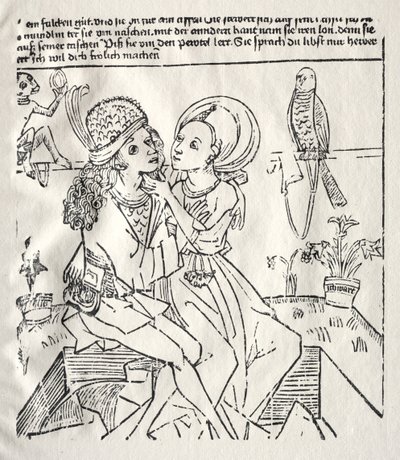De geliefden door Unknown artist