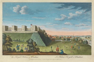 Het Koninklijk Paleis van Windsor door Unknown artist