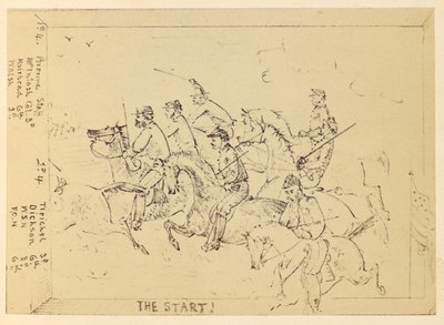 De start! door Unknown artist