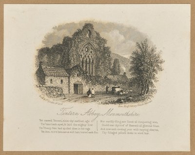 Tintern Abbey, Monmouthshire door Unknown artist