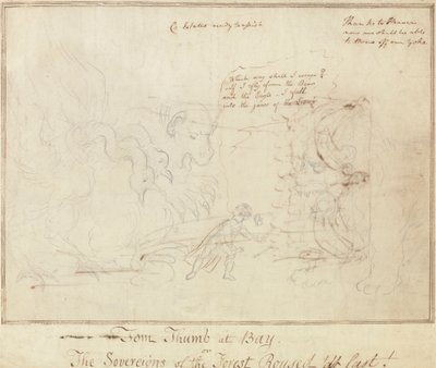 Tom Thumb in het nauw door Unknown artist
