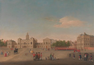 Uitzicht op Horse Guards en Whitehall door Unknown artist