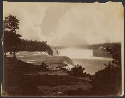 [Uitzicht op de Niagara watervallen]. door Unknown artist
