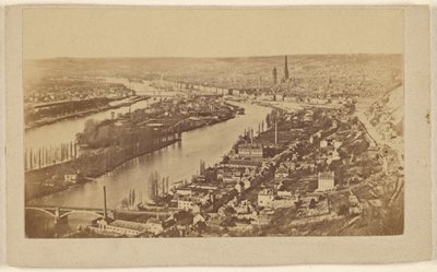 [Gezicht op Rouen, Frankrijk]. door Unknown artist