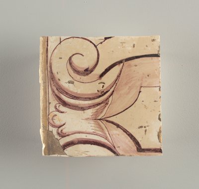Muur tegenover door Unknown artist