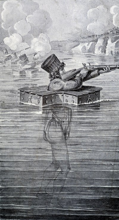 Oorlogskostuum van de 19e eeuw door Unknown artist