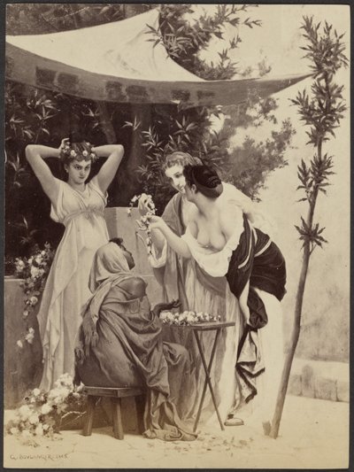 "De kransverkoper" door Gustave Boulanger door Unknown artist/maker