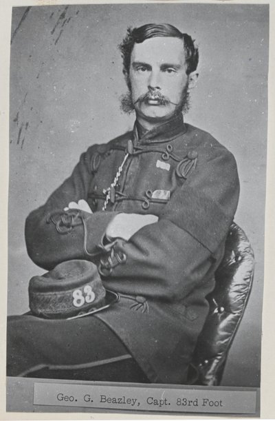 Kapitein George G Beazley, 83e (County of Dublin) Regiment of Foot door Unknown photographer