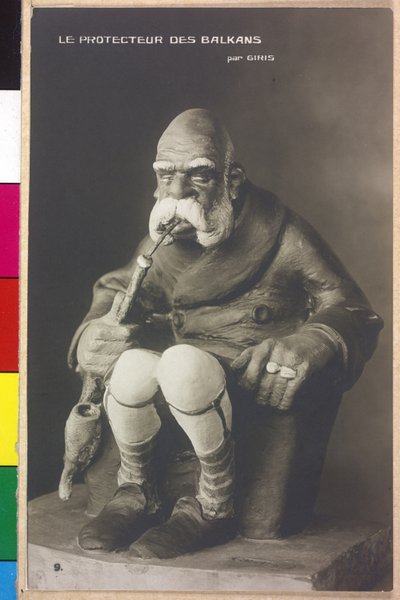 Karikatuur van Franz Joseph I door Unknown photographer