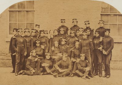 Cadetten van de Oost-Indische Compagnie, Addiscombe door Unknown photographer