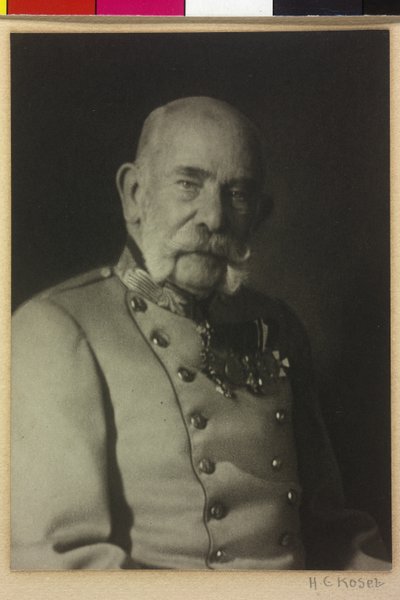 Franz Joseph I door Unknown photographer