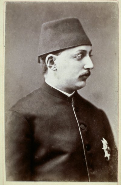 Ottomaanse Rijk: Portret van Sultan Murad V (1840-1904). Fotografie. 1876 Ankara, Turkse Historische Vereniging, Turkije door Unknown photographer