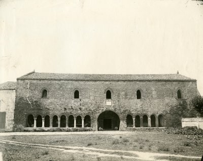 Palazzo della Ragione, Pomposa abdij, Emilia-Romagna, Italië, ca. 1890 door Unknown photographer