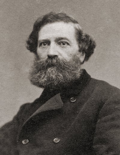 Portret van Felix Pyat (1810-1889) Franse schrijver, journalist en politicus door Unknown photographer