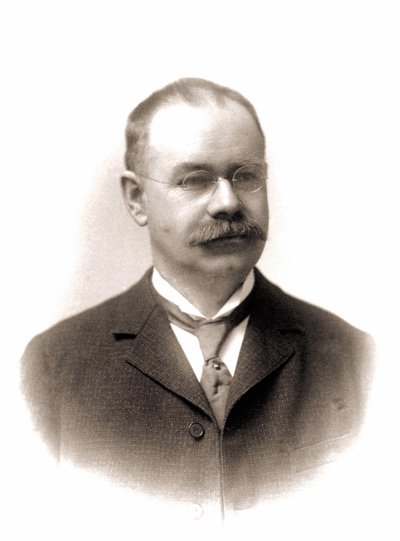 Portret van Hermann Hollerith (1860-1929), Amerikaanse statisticus door Unknown photographer
