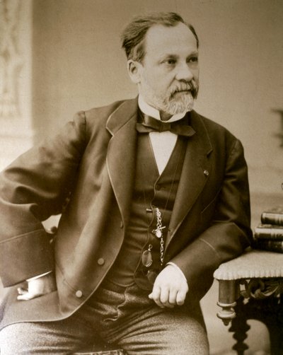 Portret van Louis Pasteur (foto) door Unknown photographer