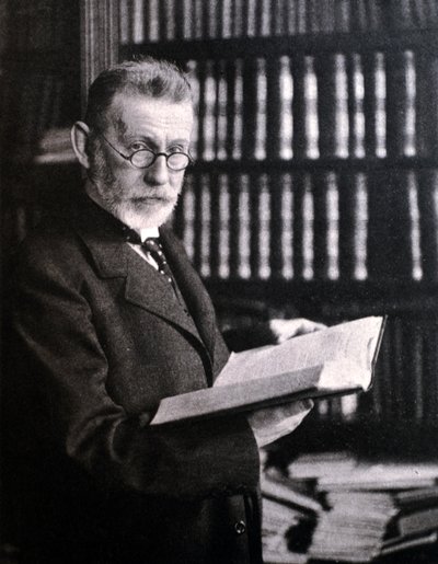 Portret van Paul Ehrlich (foto) door Unknown photographer