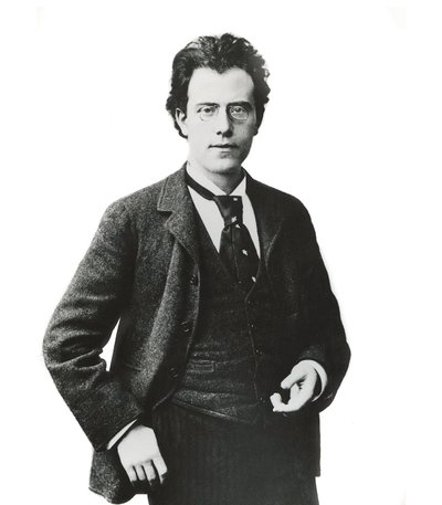 Portret van de Oostenrijkse componist en dirigent Gustav Mahler door Unknown photographer