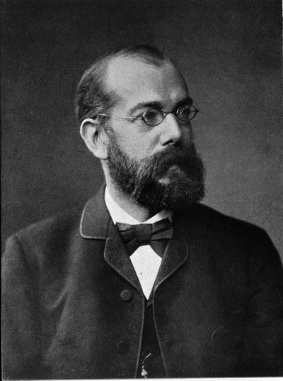 Portret van de Duitse arts Robert Koch door Unknown photographer